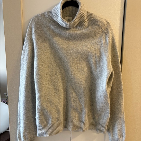 H&M Sweaters - Turtleneck Sweater Grey